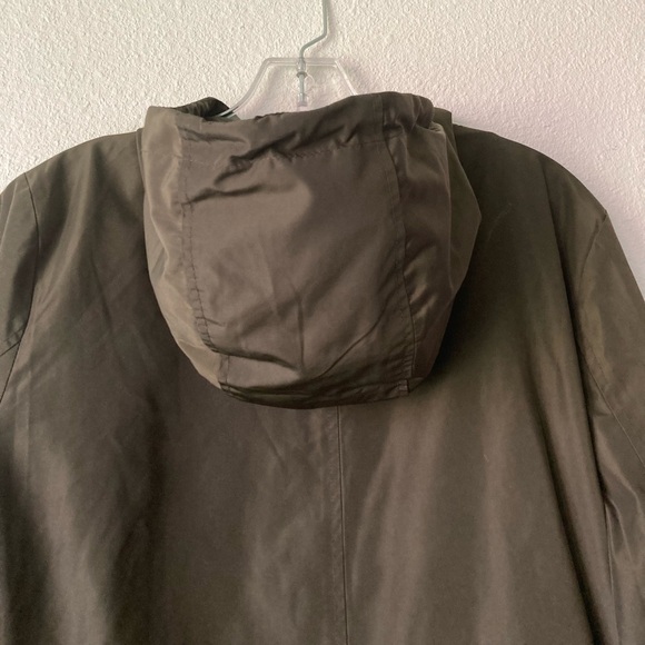 Michael Kors Black Polyester Windbreak Waterproof Hooded Parka Jacket size M - Picture 9 of 15